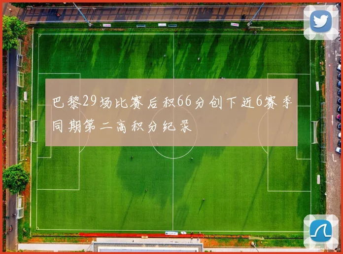巴黎29场比赛后积66分创下近6赛季同期第二高积分纪录